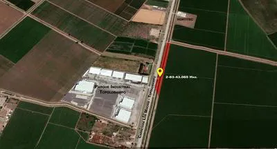 13_1388 | En Venta excelente Terreno Agroindustrial, Carretera Los Mochis - Topolobampo. | Inmobiliaria Carfer